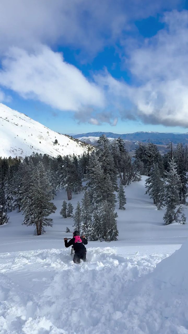 Daniel Behar backflipping a ski bike, frame 16 of 16
