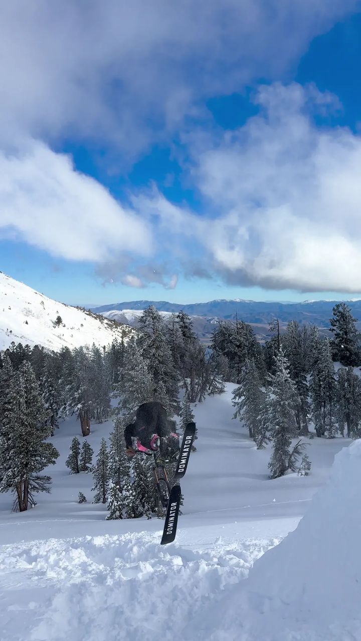 Daniel Behar backflipping a ski bike, frame 13 of 16